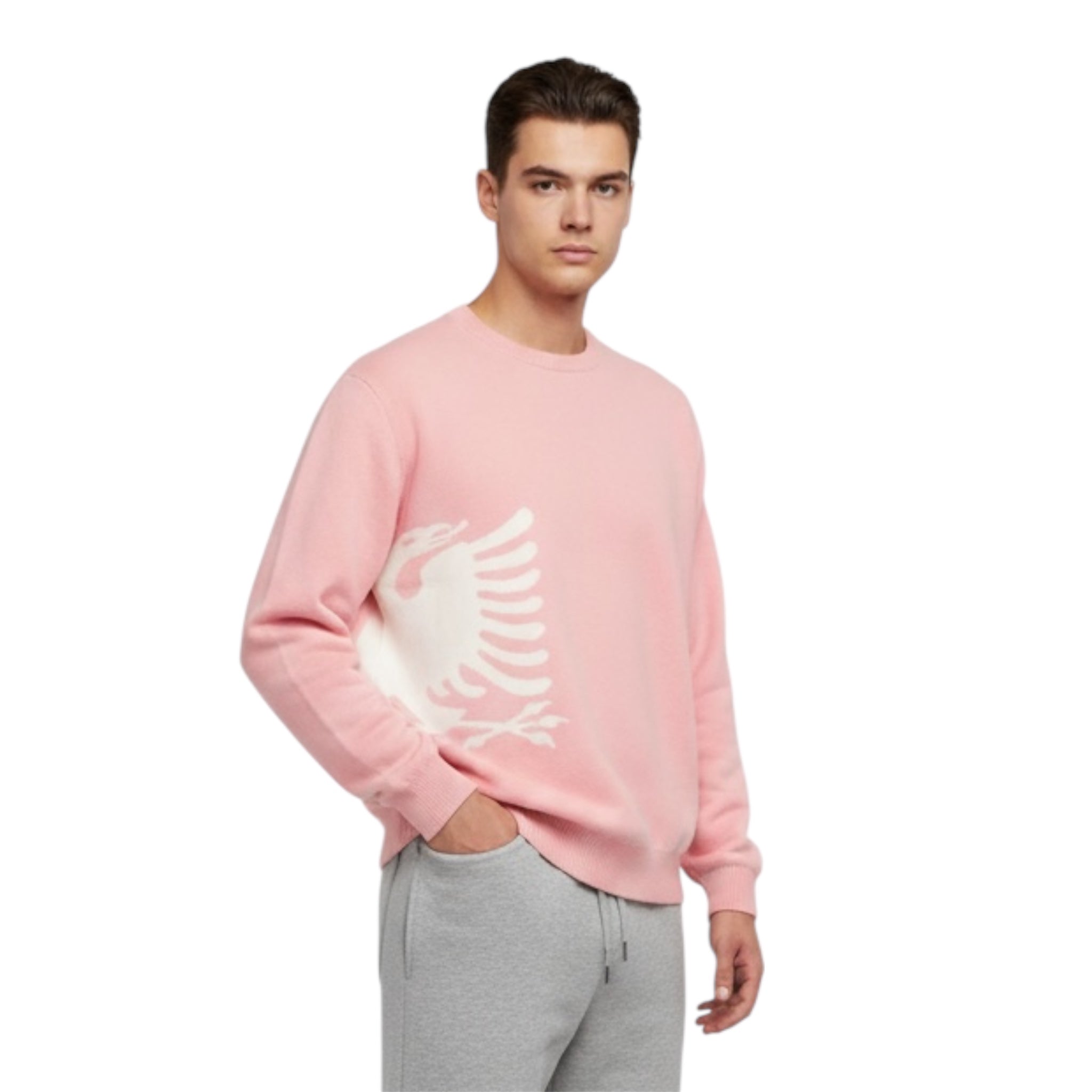 "ALBANIA STRICK SWEATER" PINK