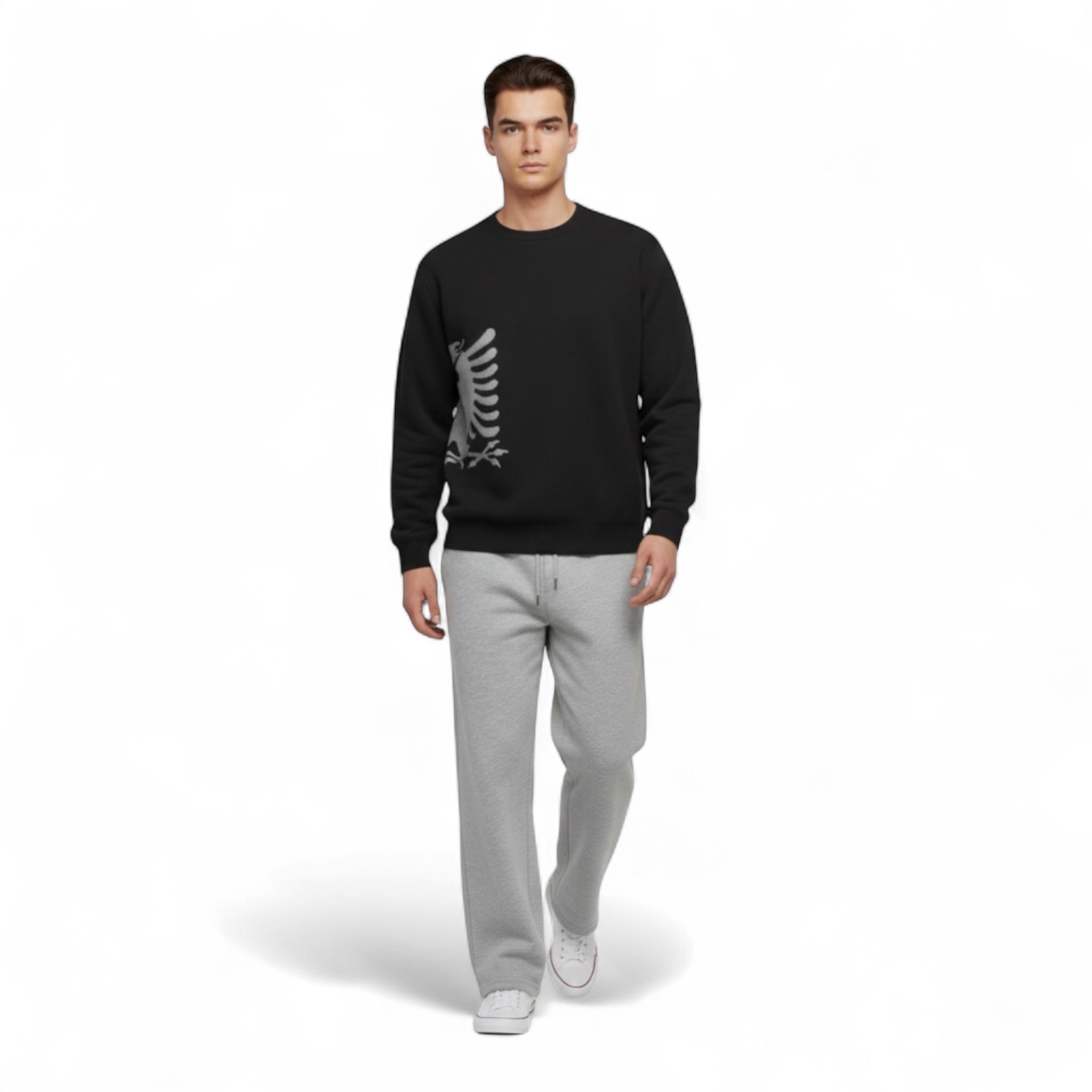 "ALBANIA STRICK SWEATER" SCHWARZ