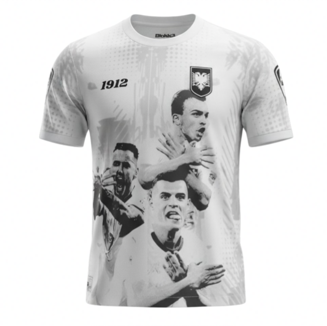 "ALBANIA ICONIC HANDS" TRIKOT WHITE