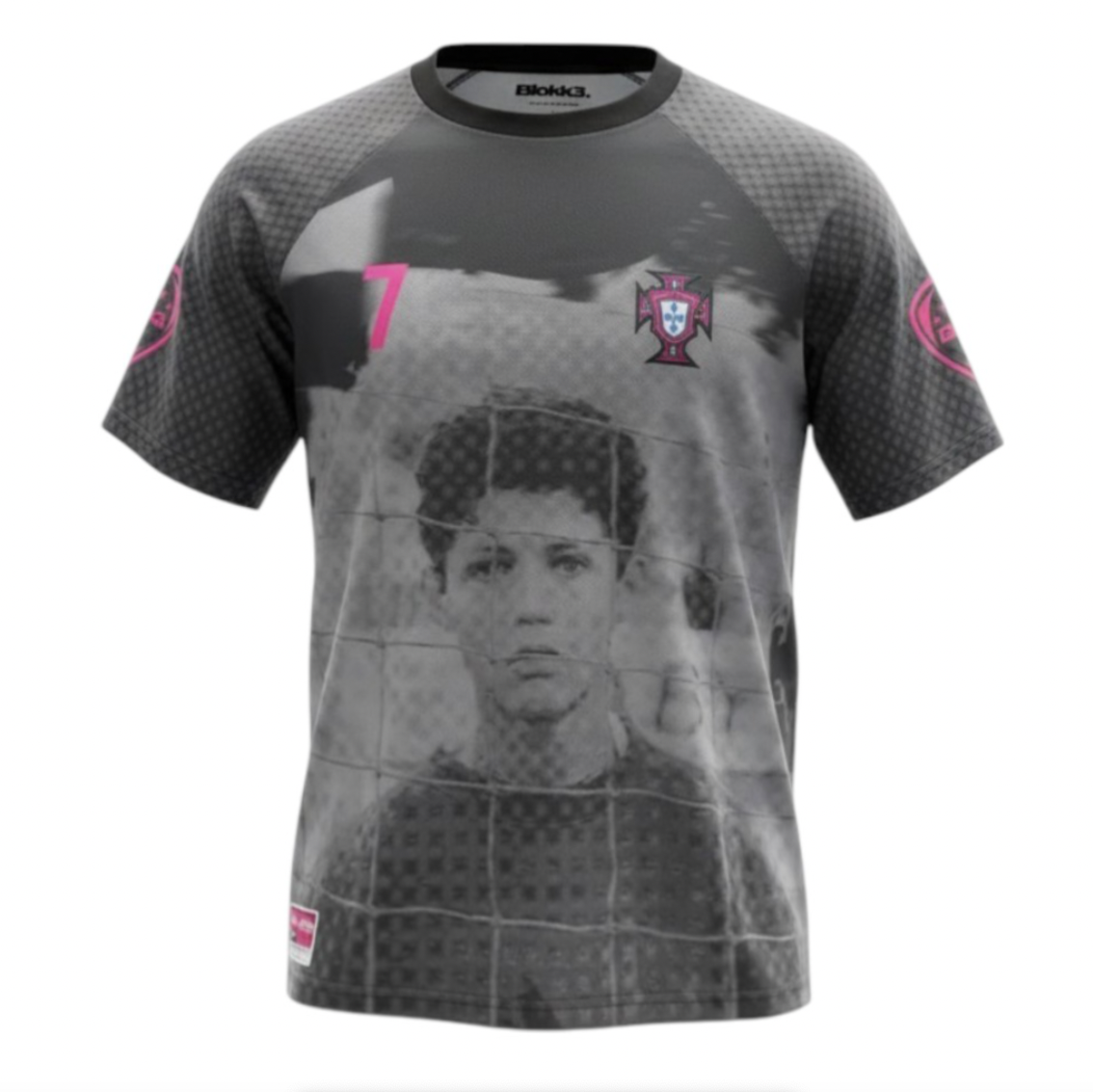 "PORTUGAL YOUNG 7" TRIKOT BLACK