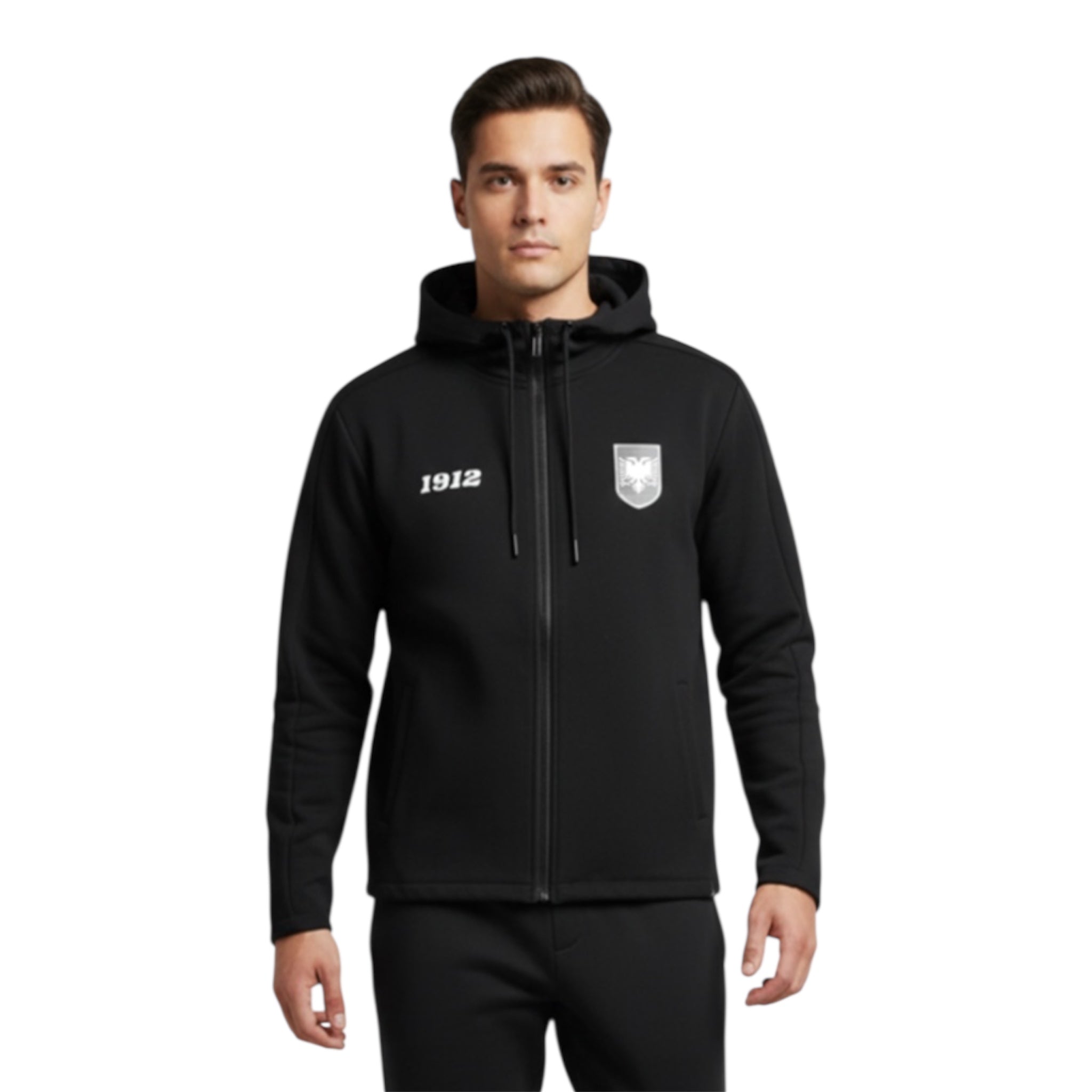 "ALBANIA KAPUZENJACKE" SCHWARZ