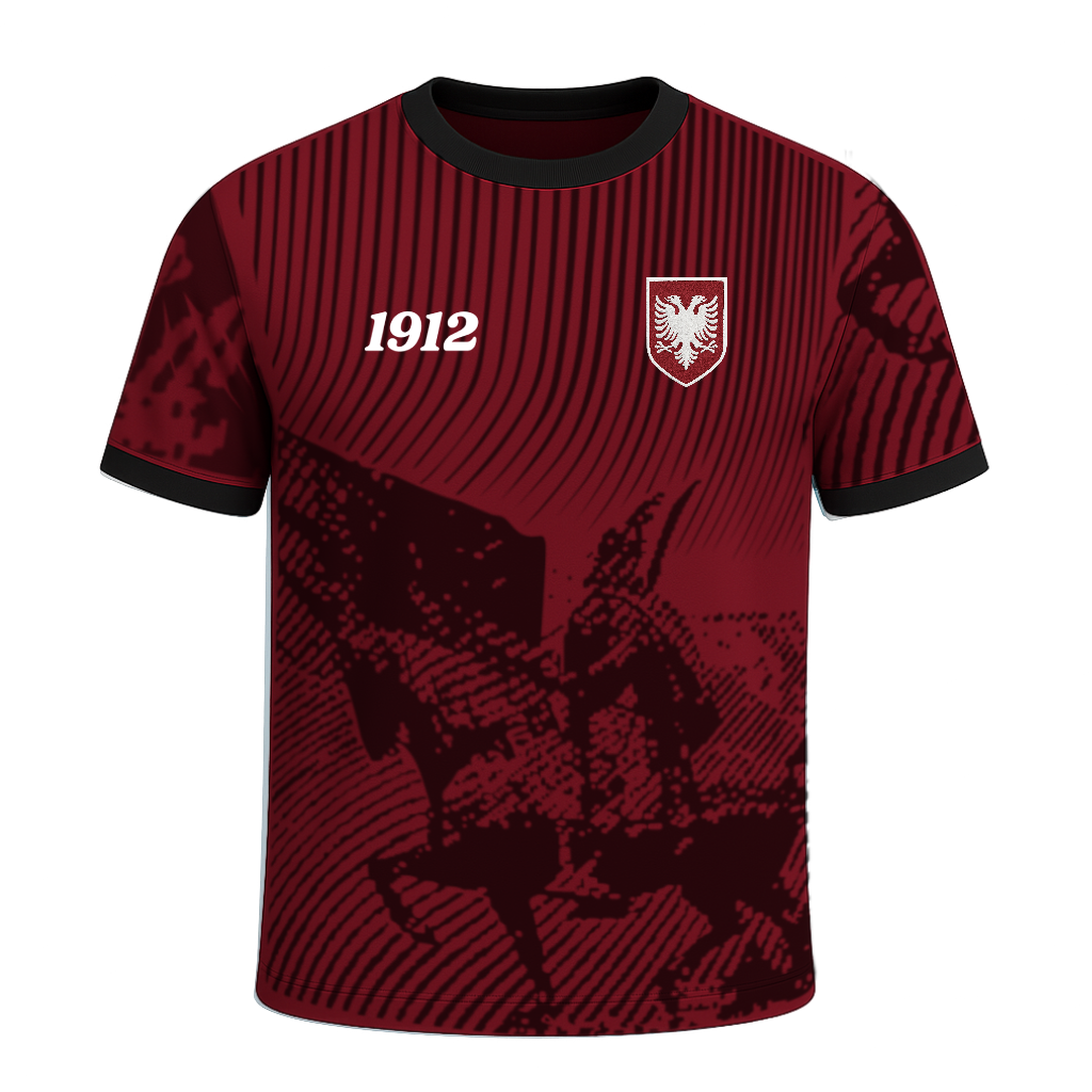 "SKANDERBEG DUNKEL ROT" TRIKOT