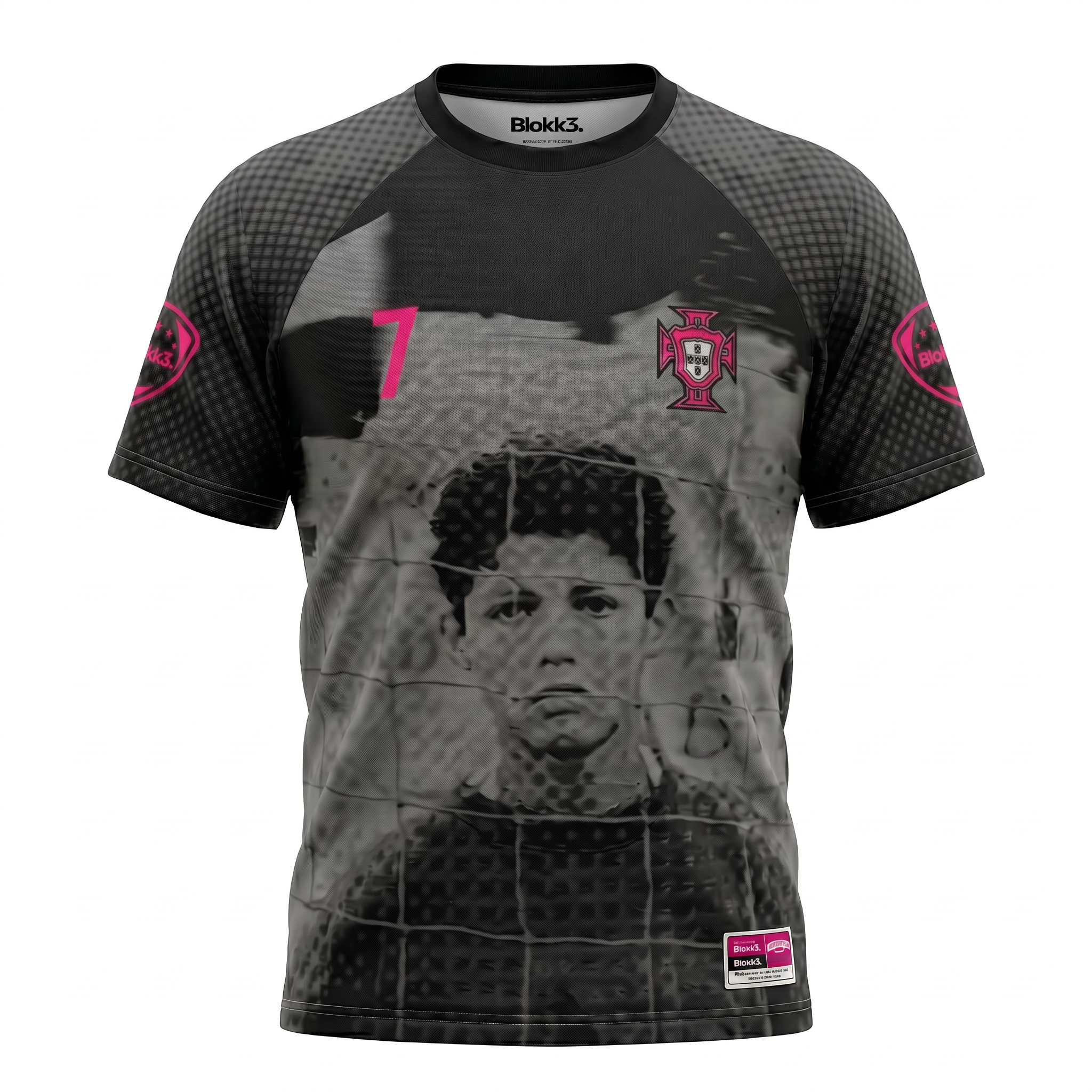 "PORTUGAL YOUNG 7" TRIKOT BLACK