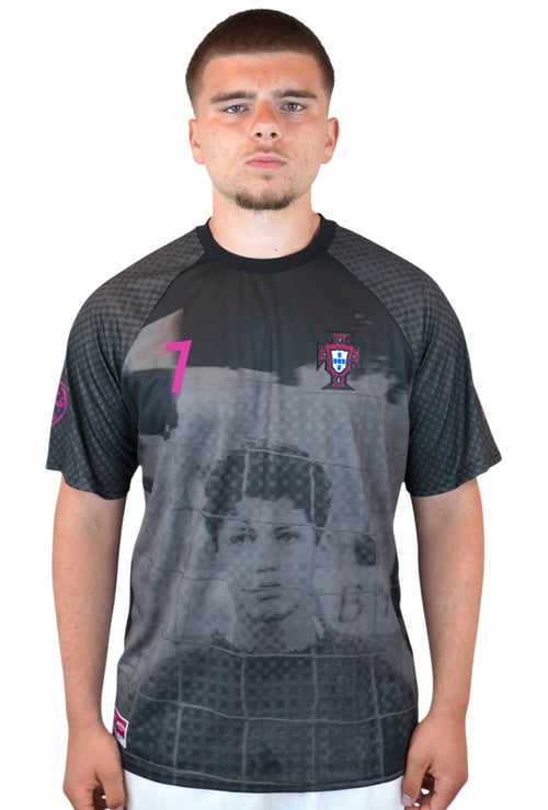 "PORTUGAL YOUNG 7 TRIKOT" BLACK