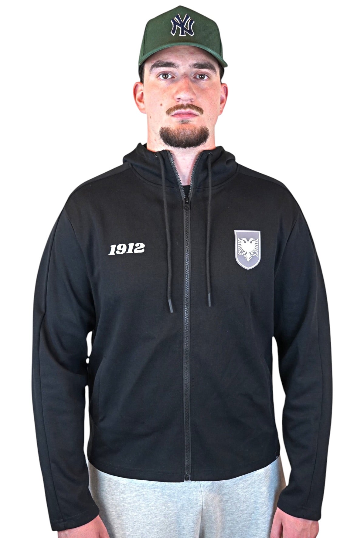 "ALBANIA KAPUZENJACKE" BLACK