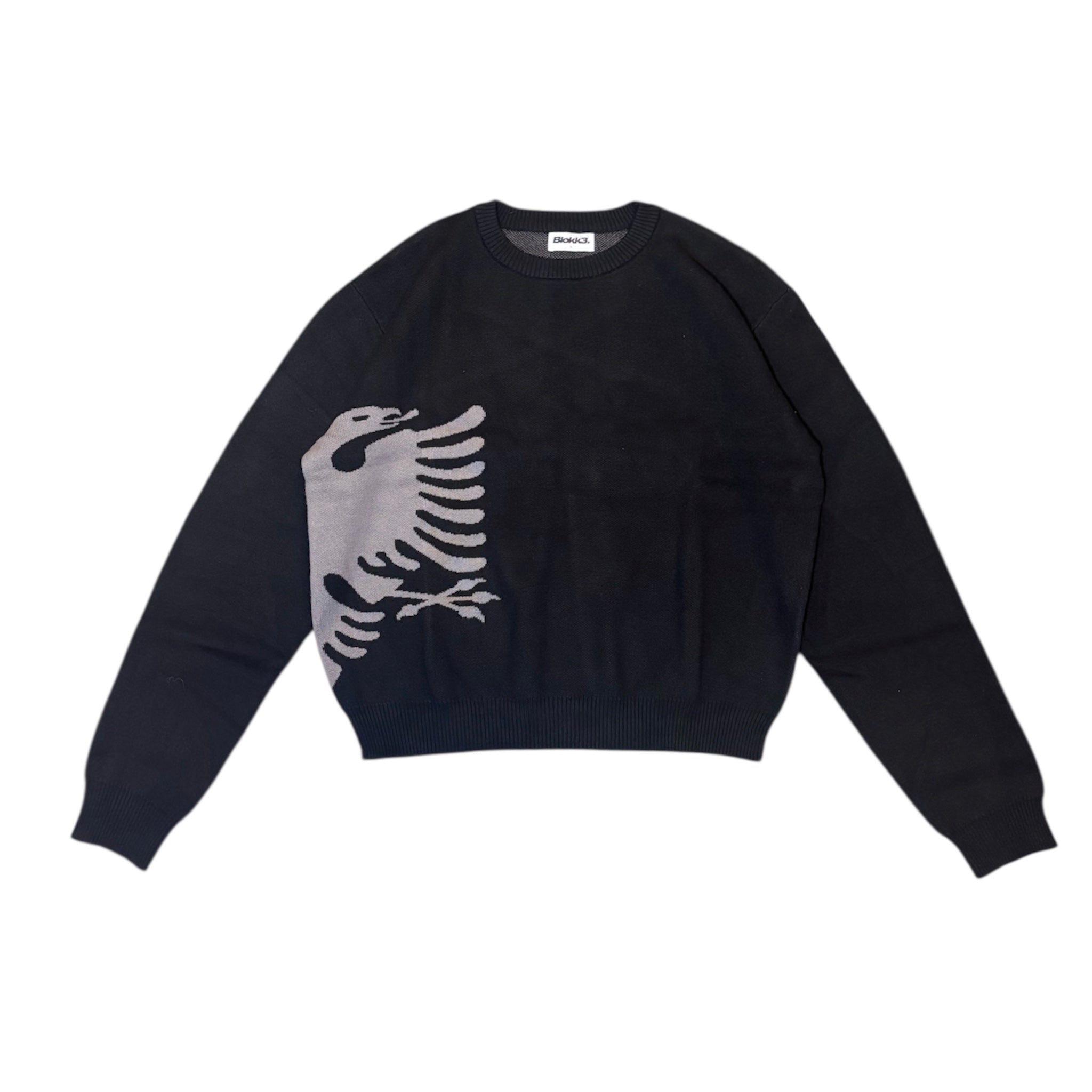 "ALBANIA STRICK SWEATER" SCHWARZ