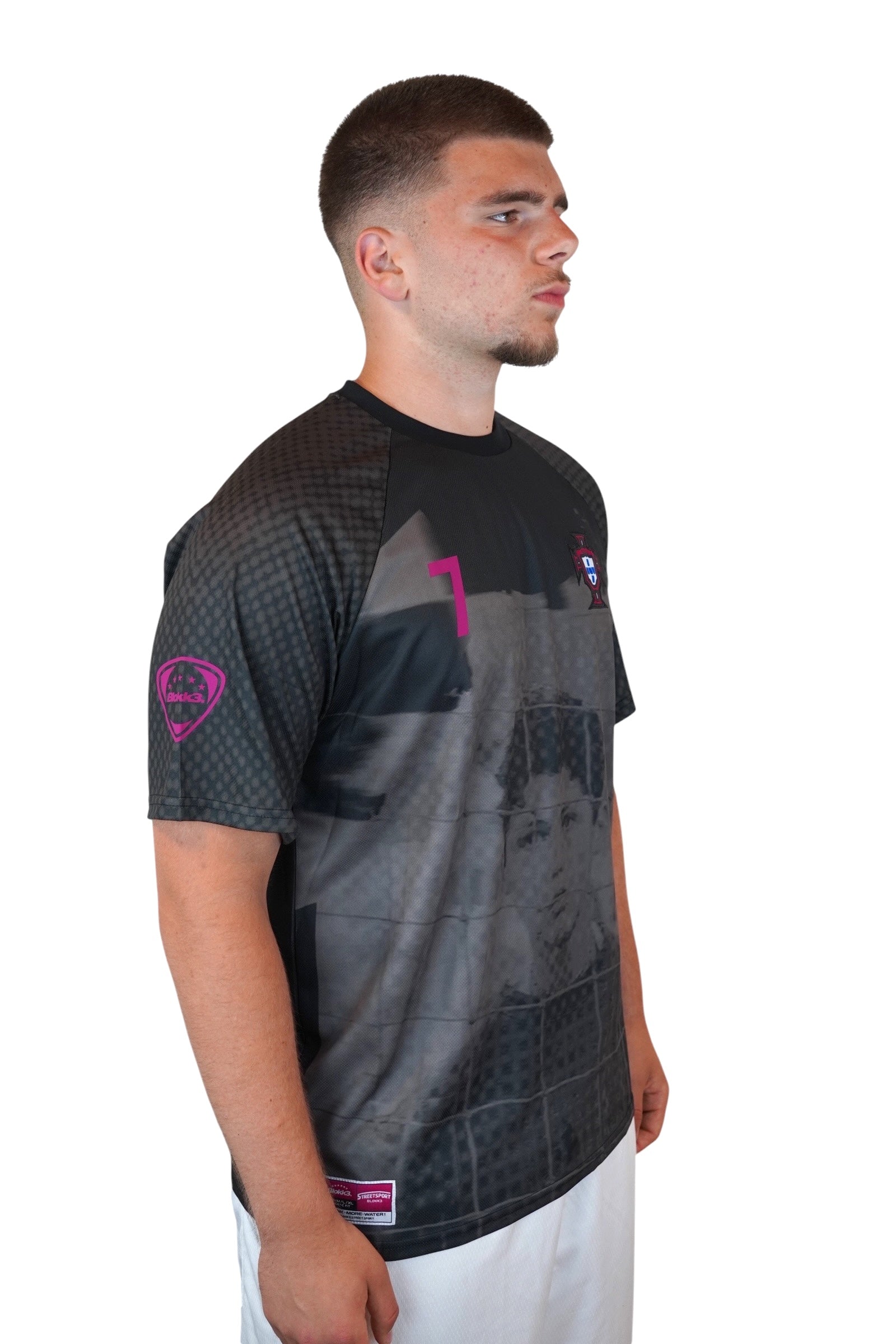 "PORTUGAL YOUNG 7 TRIKOT" BLACK