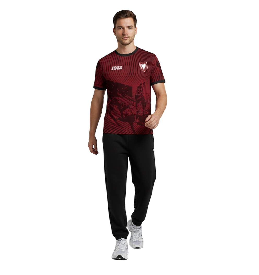 "SKANDERBEG DARK RED" JERSEY
