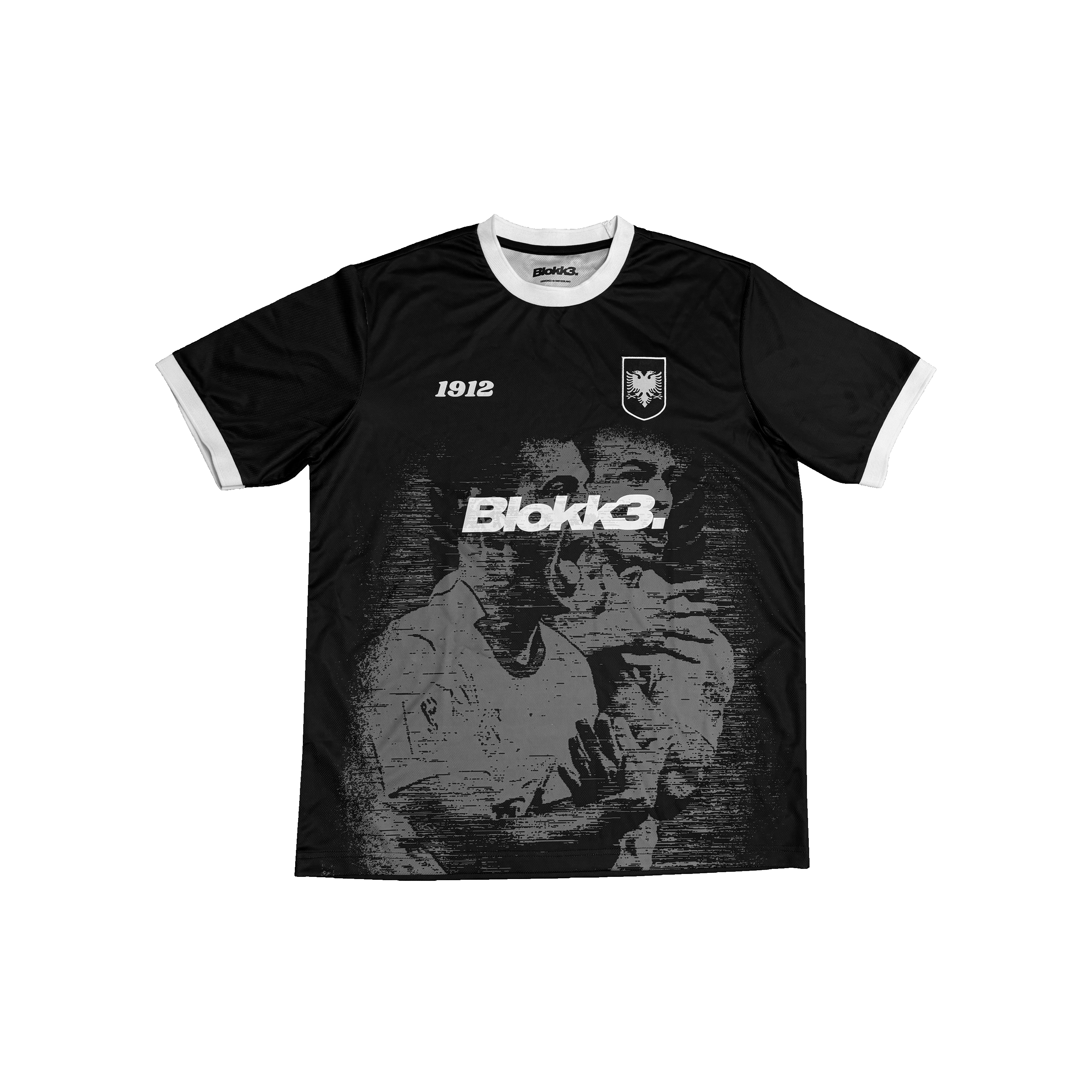 Black Football T-Shirt 