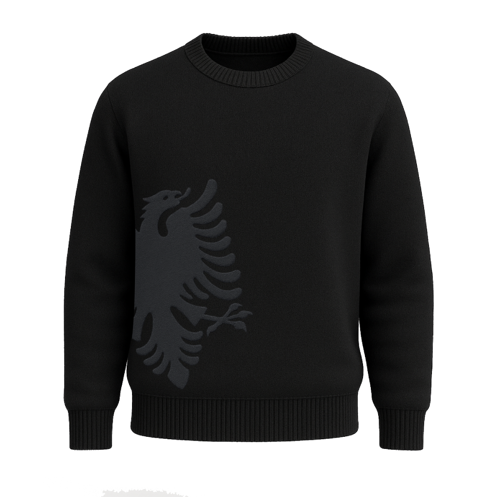 "ALBANIA STRICK SWEATER" SCHWARZ