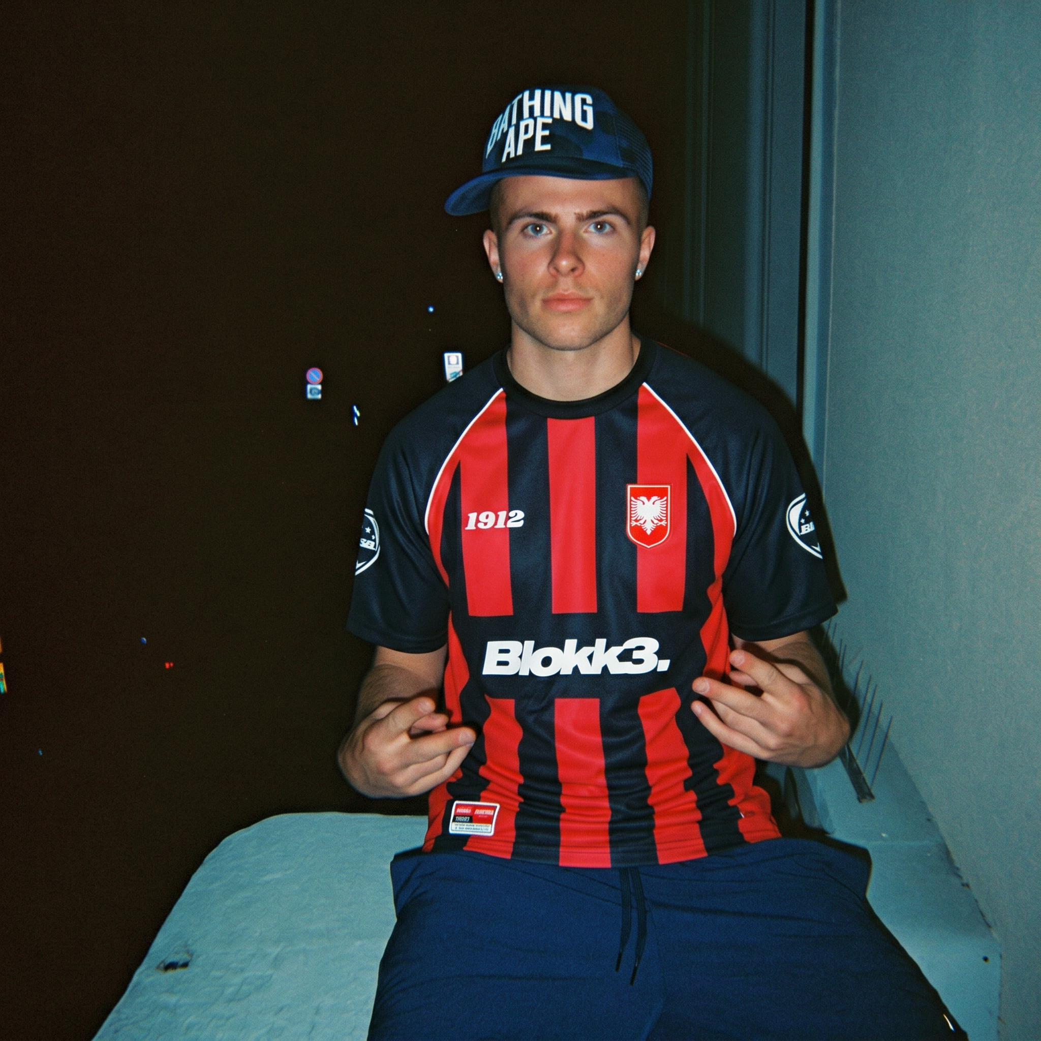 "ALBANIA RED BLACK" TRIKOT