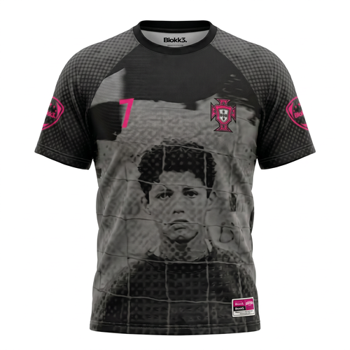 "PORTUGAL YOUNG 7" TRIKOT BLACK